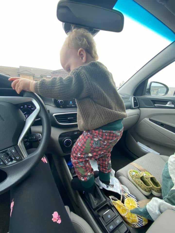 lexiegracew's tweet photo. In case anyone wanted to know.. @beemarigolds grow with me leggings are 100% worth it. A one year difference. These are 12-18 months and he’s now in 2t with a little more room to grow before they don’t fit anymore. 
Code axyl10 will save you on a pair of your own! https://t.co/W1xfmZREL8