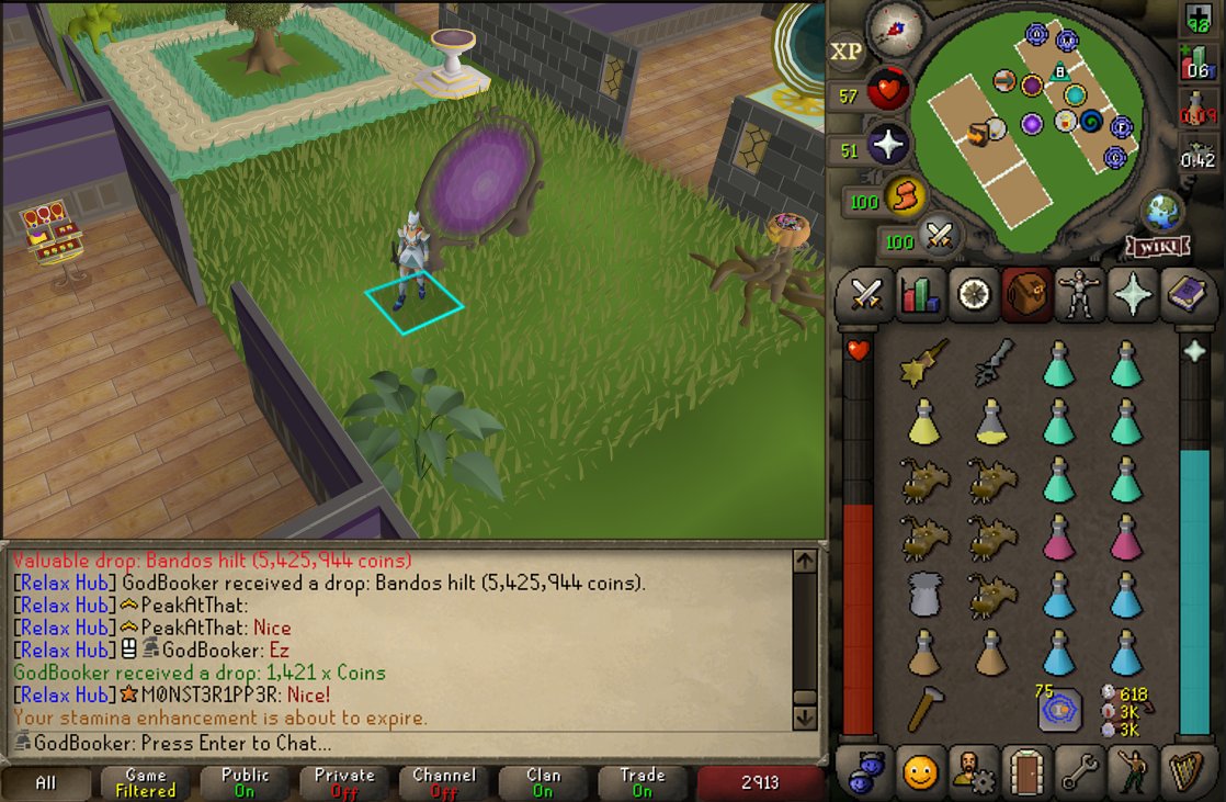 GodBooker's tweet photo. First unique at Graardor. 75kc hilt on the entrance kill https://t.co/k97nHTh3EX