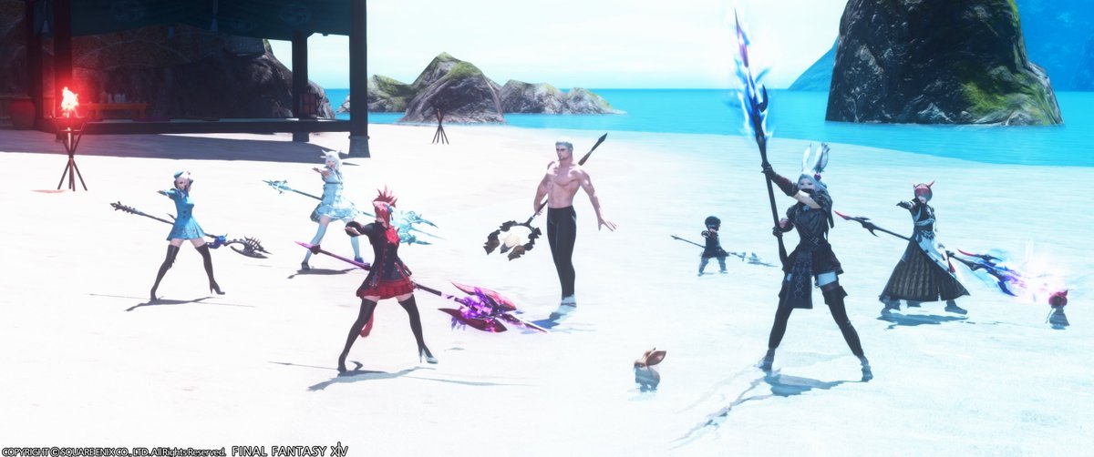 yamimint833's tweet image. モグコレ周回で固定メンと！
イフジャパ全員ゲットできてよかった！
そのあとなんかダラダラと過ごしてて楽しかったｗ
#FF14 #ClassZero