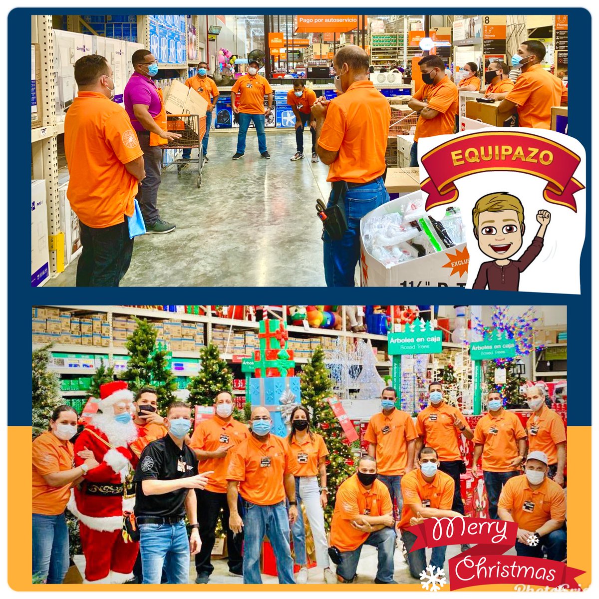 Nothing better than listening to the words of our Store Manager, give us support and thanks to our MET team, for the good work on the Christmas reset.  #tb We are 6415!!