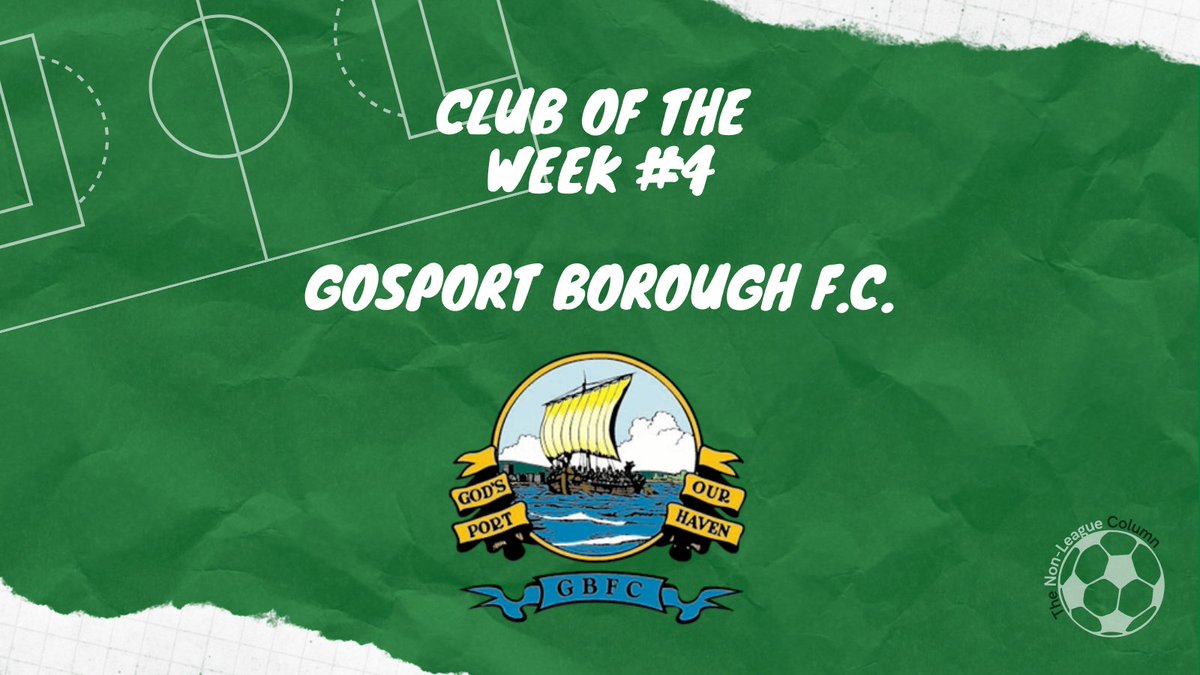 Club of the Week #4- <a href="/GosportBFC/">Gosport Borough FC</a>   
Nickname: The Boro'
Founded: 1944
Ground: Privett Park
Location: Gosport, Hampshire
Current League: <a href="/SouthernLeague1/">The Pitching In Southern Football League</a> Premier Division South
Next fixture: 23 October vs <a href="/TCFC_Official/">Truro (C)ity FC</a>  (A) 

#NonLeague #OurHaven