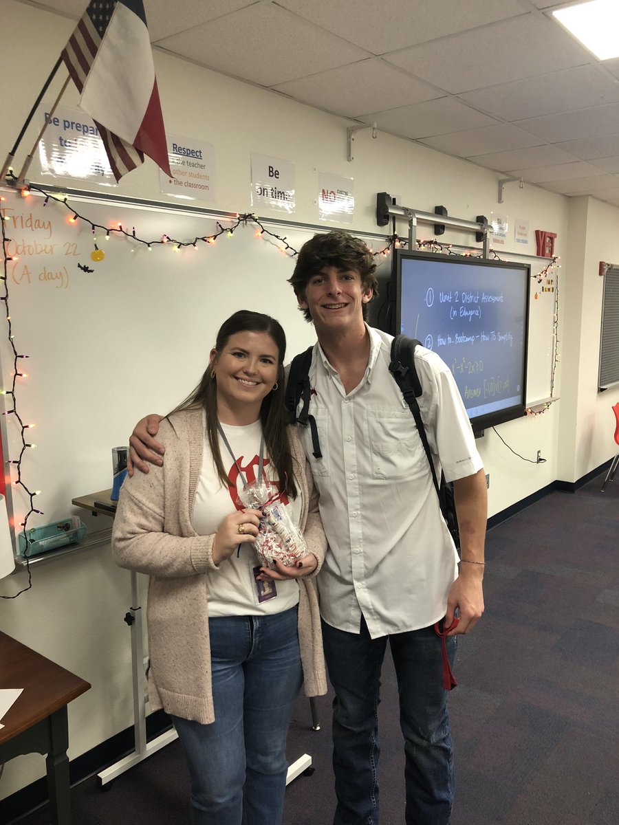 Teacher appreciation week! Thank you Ms. Armstrong for all you do <a href="/GHSMustangsFB/">GHSMustangsFootball</a>