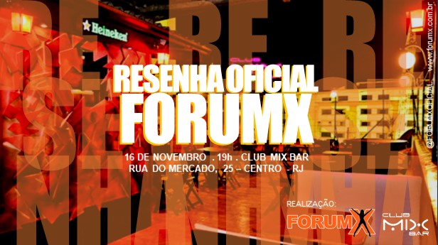 FORUMXOFICIAL's tweet photo. Estão sabendo? Em novembro teremos nossa #RESENHAOFICIALFORUMX! Evento oficial exclusivo para foristas cadastrados e ativos e meninas. Saiba mais em https://t.co/v0H4sTaZkK. https://t.co/HSmCUZcXB9