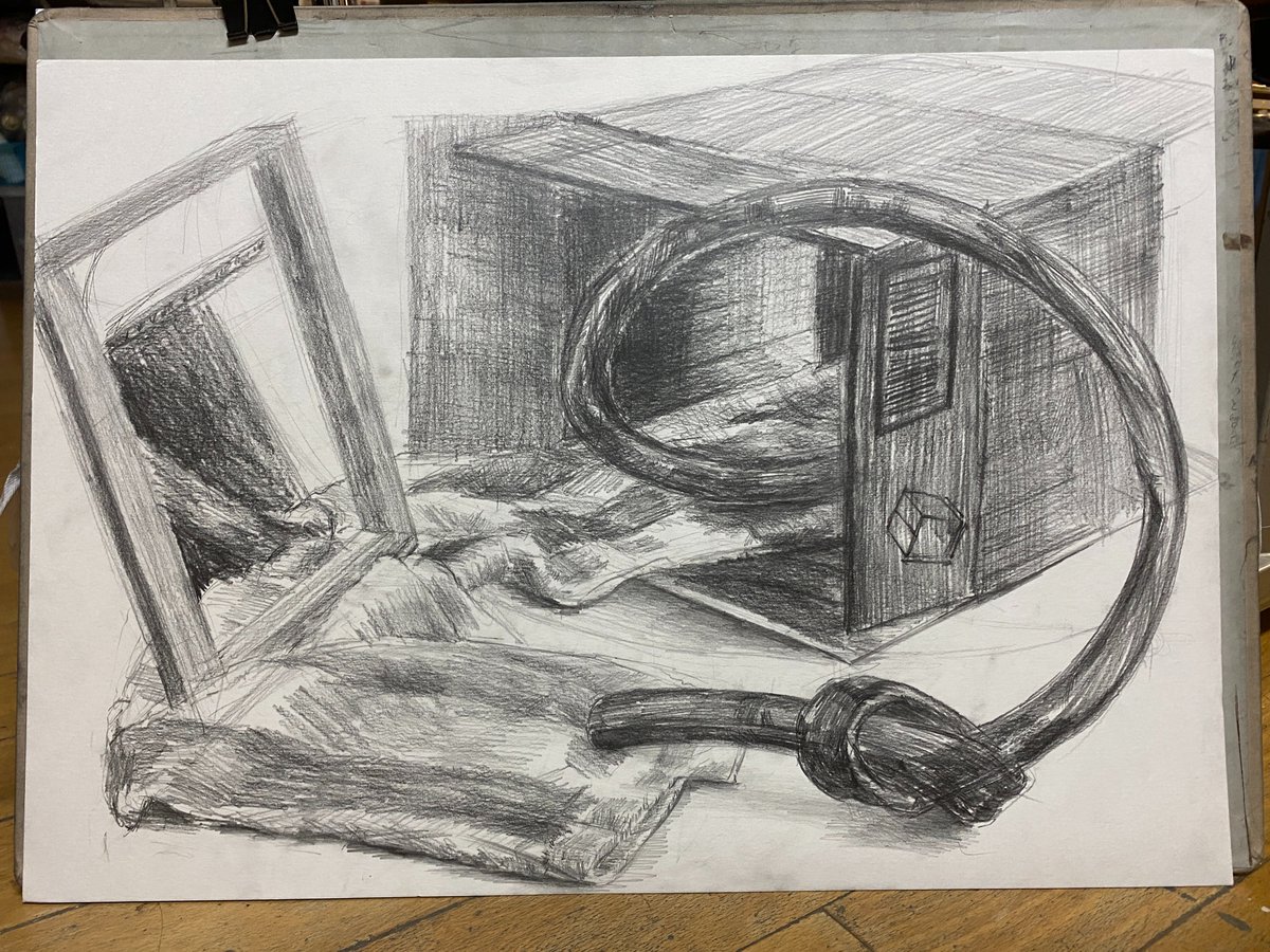 #去年の今頃描いてたイラスト 
美大生ならわかるかもしれないごみ糞公開モチーフ試験の産物ですね。
去年の俺かわいそう 