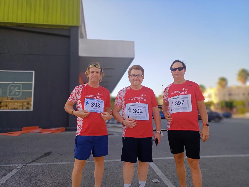 AJEREA1's tweet photo. #carreraporlaespondilitis 
Ya estamos en camino... https://t.co/nXeYw1w2sY