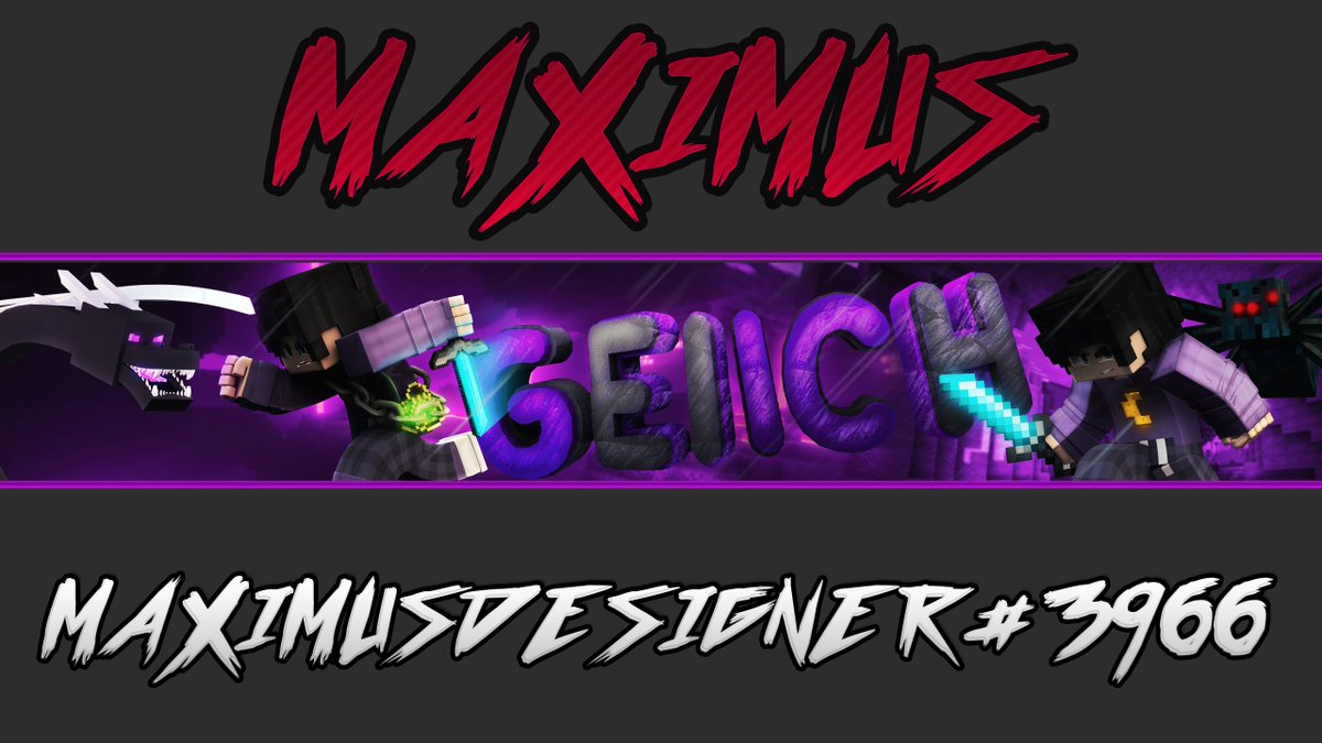 MaximusDesign3's tweet image. 👉Type: Banner
👤User: Geiich
💸Price: Free😱
📞Contacto: MaximusDesigner#3966