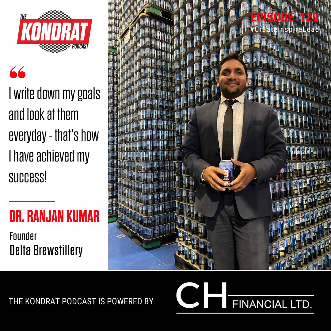 Mark Kondrat (@mark_kondrat) on Twitter photo On today's podcast, I sat down with my friend Dr. Ranjan Kumar, Founder of <a href="/deltabrewery/">Delta Brewstillery</a> in Calgary, AB. In the spring of 2021, Ranjan & his team opened a large brewery focused on distribution across AB w plans to ship across Canada & Internationally soon! kondratpodcast.com/podcast/ On today's podcast, I sat down with my friend Dr. Ranjan Kumar, Founder of <a href="/deltabrewery/">Delta Brewstillery</a> in Calgary, AB. In the spring of 2021, Ranjan & his team opened a large brewery focused on distribution across AB w plans to ship across Canada & Internationally soon! kondratpodcast.com/podcast/