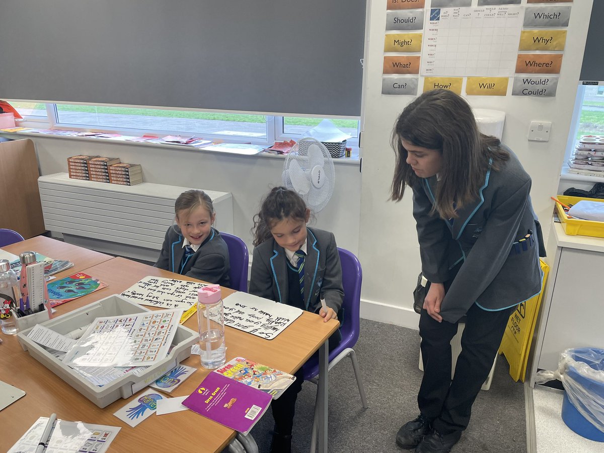 AtlanticPrimary's tweet photo. Year 4 had a fantastic morning working with our Yesr 7 students learning all about our different needs. https://t.co/7GnA8Fpoxt