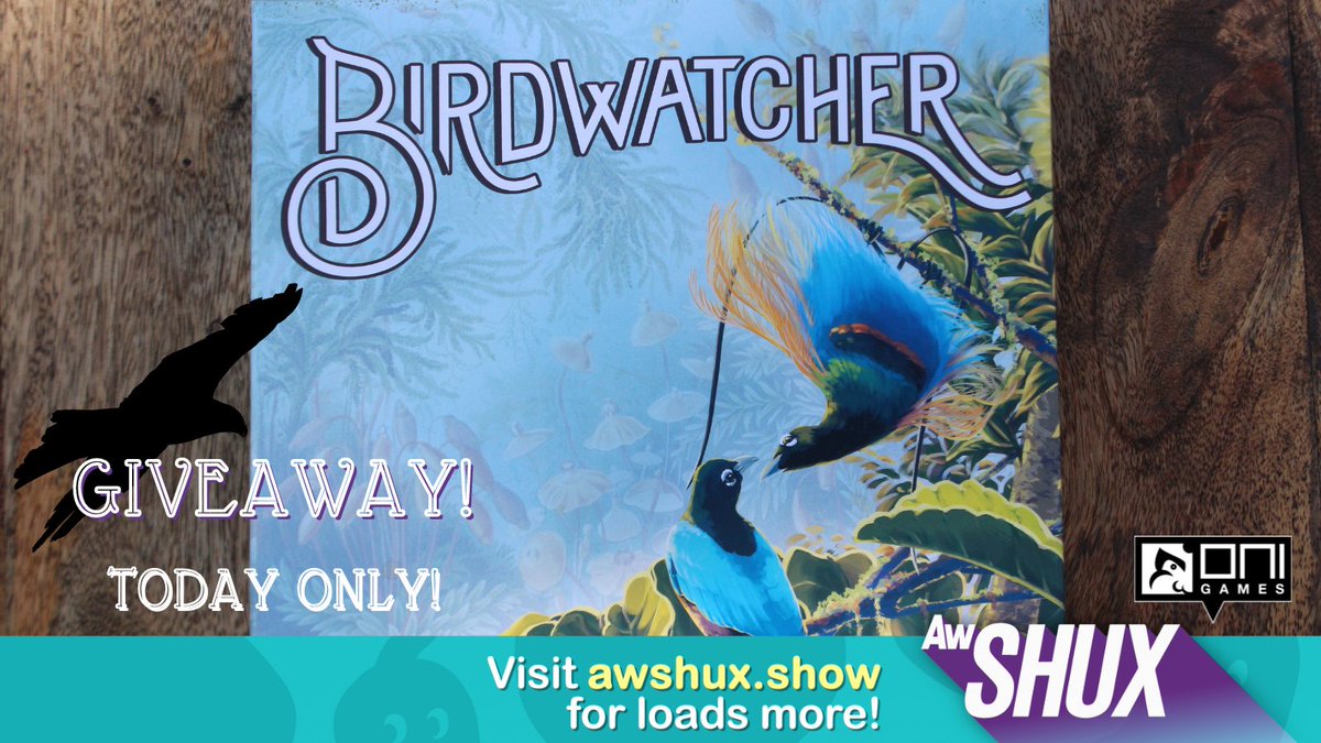 OniPress's tweet photo. Ready to explore the jungle and discover some birds-of-paradise? Enter to win a copy of Birdwatcher, today 24 Oct 2021 only, as we close out @SHUXshow!

It's easy! Follow @OniPress, like and retweet this post! Open to shipping addresses in NA, EU, Oceania, and Asia. Good luck! https://t.co/Qjuky2LWu7