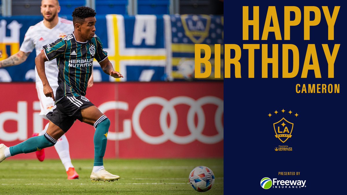 Happy Birthday, <a href="/CamDunbarr/">Cameron Dunbar</a> 👑

#LAGalaxy x <a href="/Freeway_Ins/">Freeway Insurance</a>