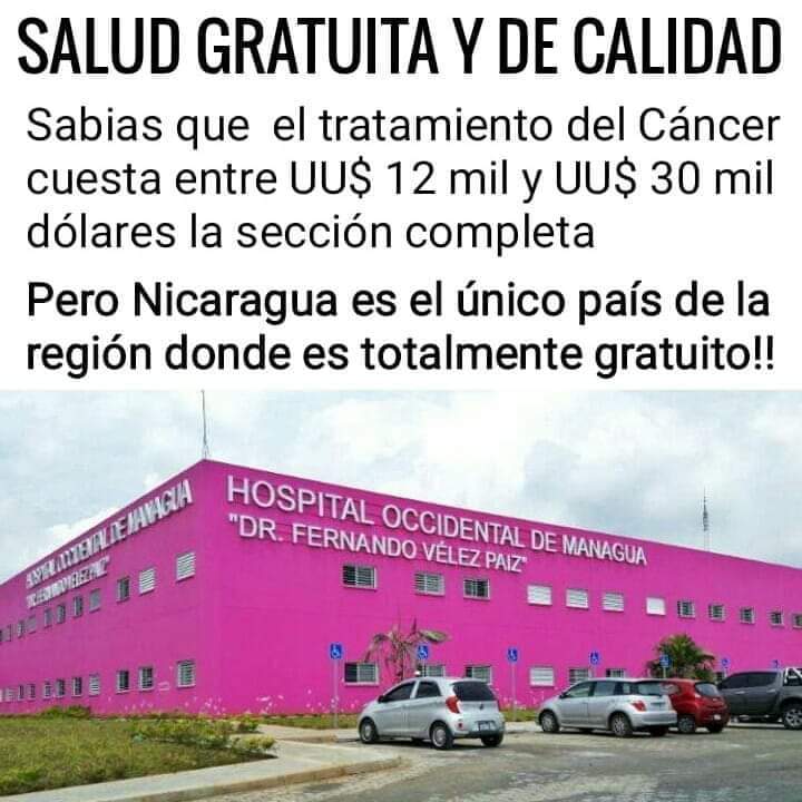 MiguelFSLN's tweet photo. @SecBlinken @OAS_official Gracias a nuestro comandante Daniel Ortega, Nicaragua es vanguardia en salud gratuita de calidad y calidez humana. Por eso yo apoyo al FSLN y al comandante Daniel Ortega. @CaSuarez1979 @MoralimpiaLa @TPU19J https://t.co/yj0B1cawOG