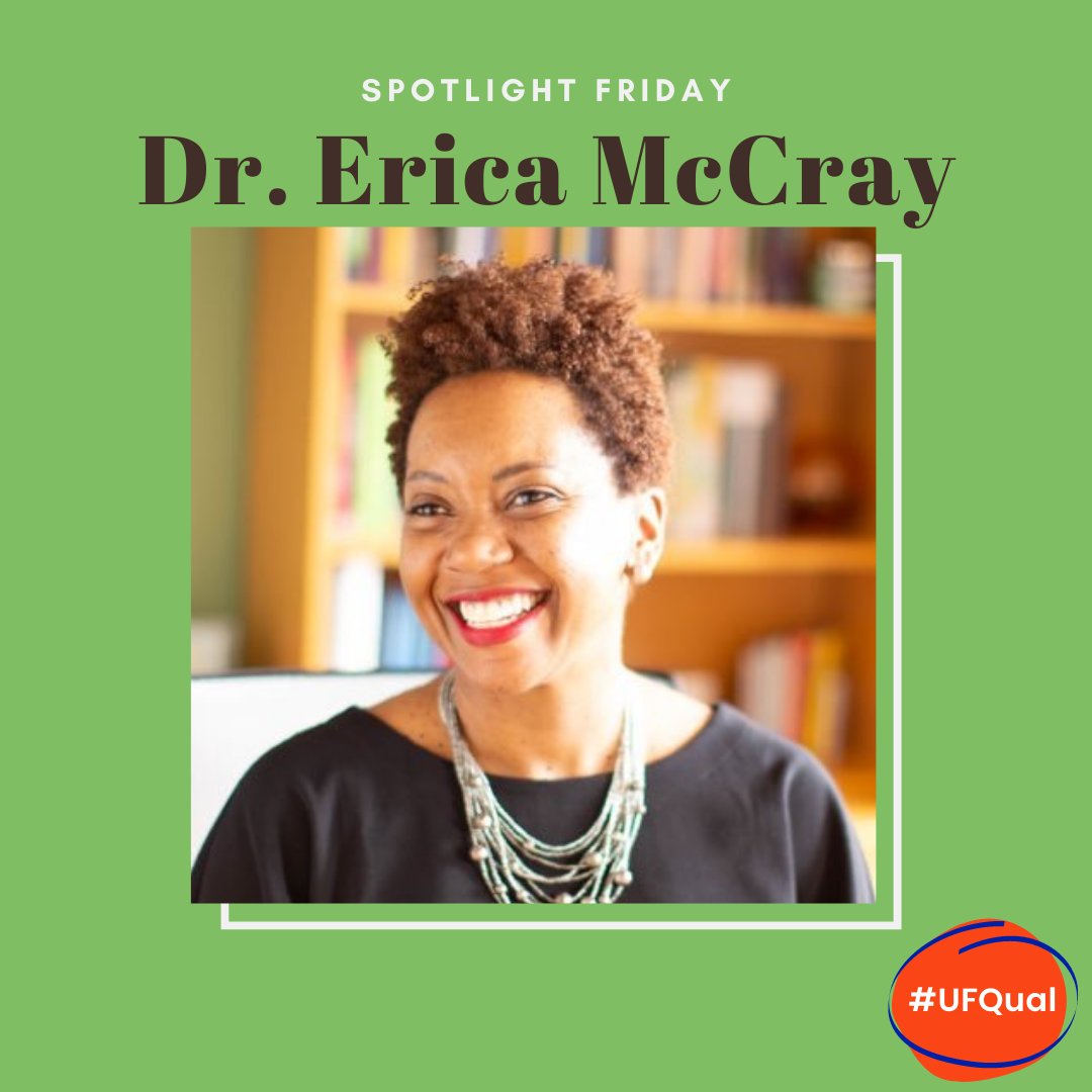 ufqual's tweet photo. This week's spotlight goes to Dr. Erica McCray, check out her recent publication!
#ufqual #qualitativeresearch #academia #spotlightfriday https://t.co/3IQeGUAqqj