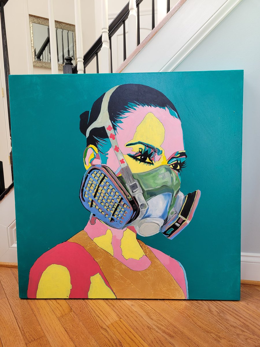 Tangeline7's tweet photo. #KimKardashian piece. Not sure this one is finished though! 
#popart #celebrityart #newart https://t.co/DF5oYw65vs