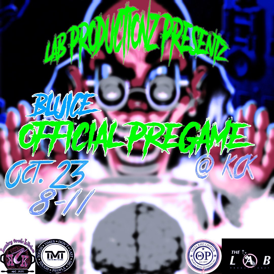 1sxyder's tweet image. Lets Make History
#Shsuhomecoming2k21 x #Labproductionz 
Catch us @KCKHuntsville 
10.23.21 
🧪 Official Pregame🧪
@ThetaMuAlphas x @ThetaRho_Sigmas 

#BluIce ❄️🔵
#BluIce ❄️🔵
#BluIce ❄️🔵

-Cover designed by me💥