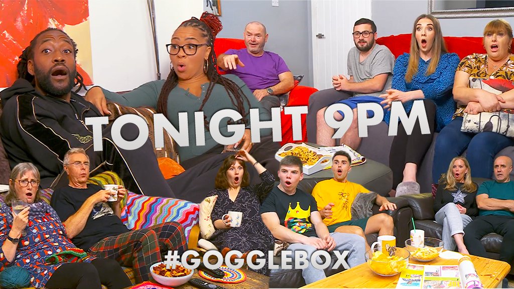 🎉WE’RE BACK!🎉

Join us for BRAND NEW #Gogglebox, tonight 9pm on <a href="/Channel4/">Channel 4</a>!

Here’s a little clue as to what’s on the show…

🕺💃❤️🕳️🌌🔨🗑️🐦🧱