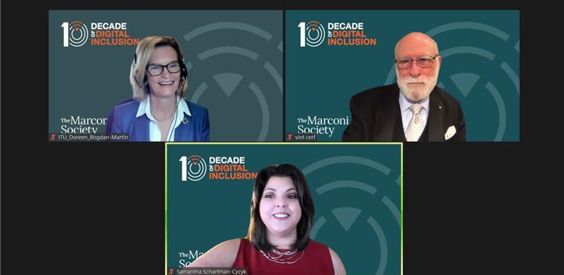 It was great to join <a href="/MarconiSociety/">The Marconi Society</a> today. In this #DecadeOfDigitalInclusion, inclusive digital transformation will be driven by a virtuous cycle of access, adoption and value creation. #LeaveNoOneBehind