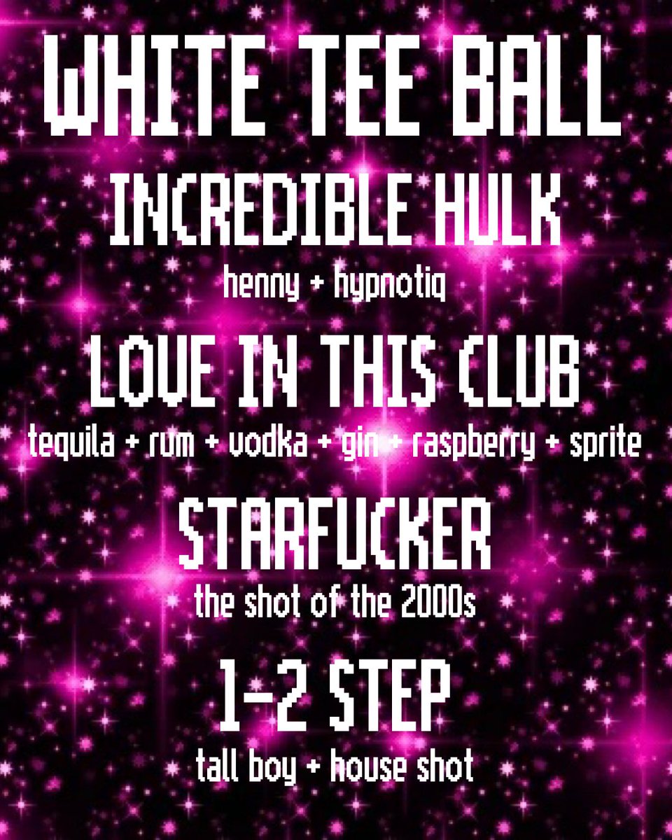 we added more tickets to the white tee ball tonight!!!!!!!!!!

wl.seetickets.us/event/White-Te…

you can still pay at the door 21+ ‼️