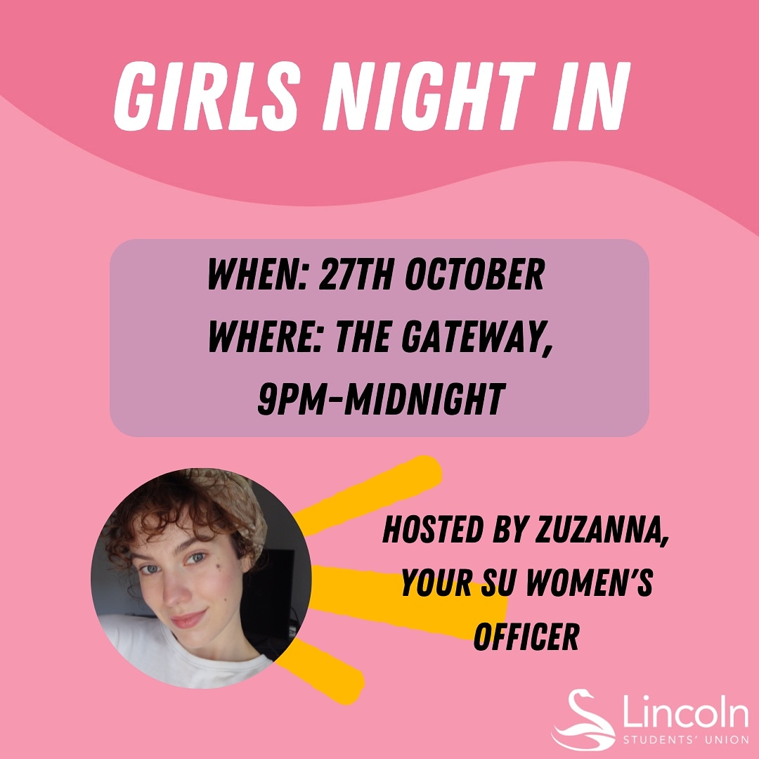 I want to emphasize it's not an event for womxn exclusively - it's for everyone that doesn't want to be alone on the boycott night. Bring your flasks, snacks (I will never say no to some homemade baking!), and your good energy!
@_girlsnightinlincoln_
@ulsucampaigns
@unilincolnsu