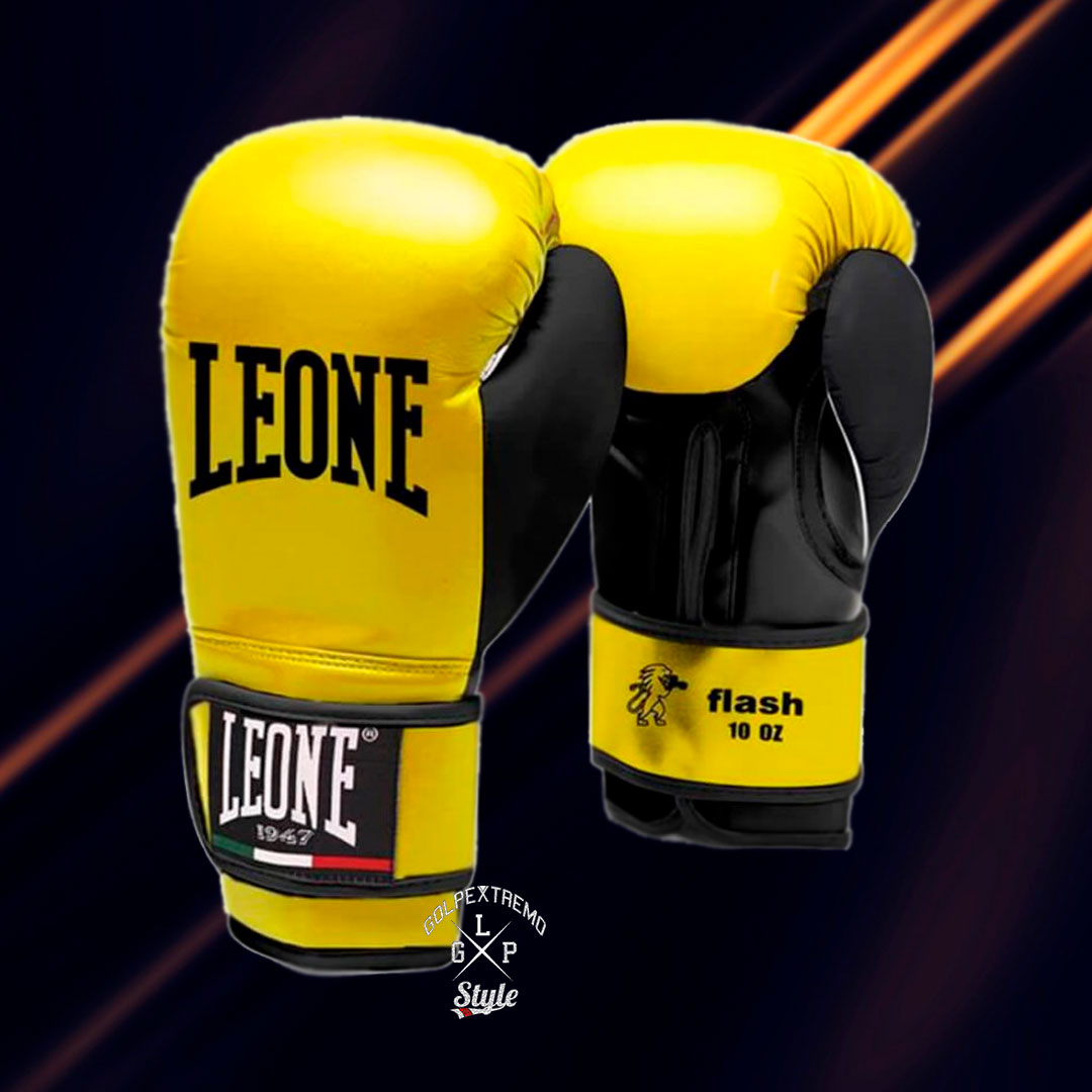 Guantes de Boxeo Leone Flash Amarillos