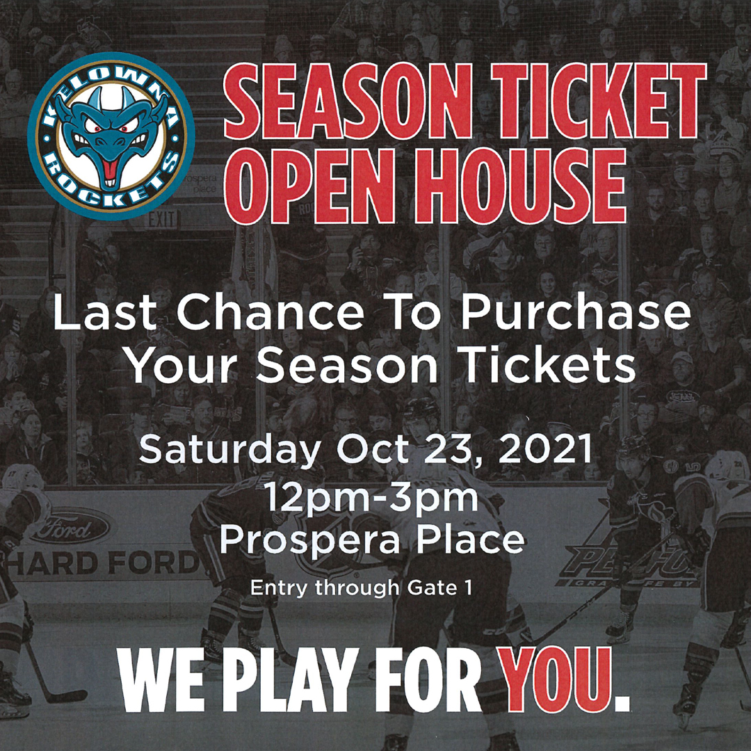 Interested in season seats? Your last chance is this Saturday!