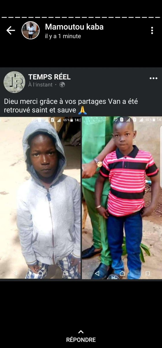 Par la grâce de Dieu, il a été retrouvé. Dieu est au contrôle.