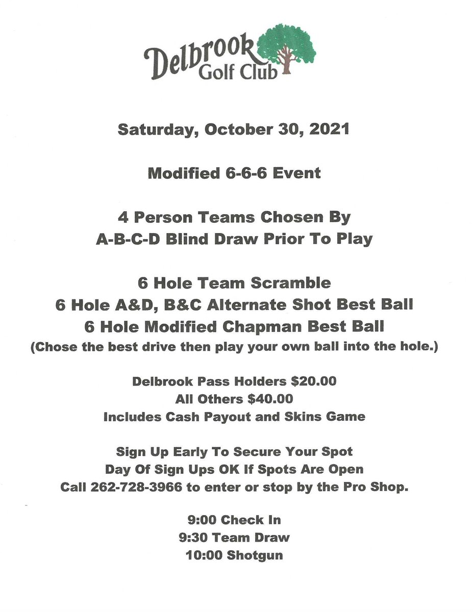 Delbrook Golf Club (@golf_Delbrook) / Posts / X