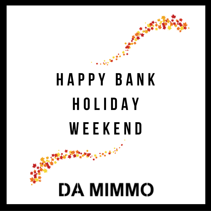 DaMimmoDublin's tweet photo. It's officially the bank holiday weekend 🥂 Time to sit back, relax, and let us take care of the food 🍕 To order for delivery or collection, visit our website or call us on 01-8561714 ☎️

#bankholiday #bankholidayweekend #weekend #damimmo #damimmoDublin #ItalianDining https://t.co/6zk8L8UQRV