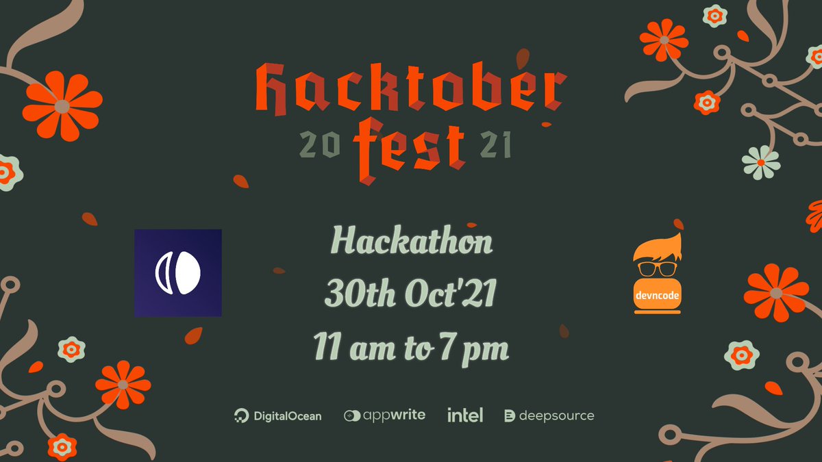 devncode17's tweet image. In this celebration of open source contribution in hacktoberfest we are back with our signature event powered by @CircadiaHealth 

facebook.com/events/1241770…