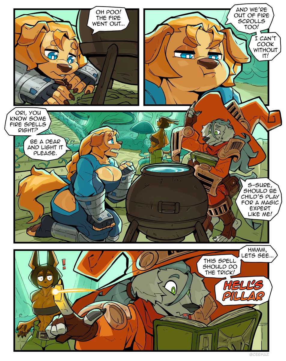 🐶 Dog Knight RPG 🐶 
Fire spells &amp; Hotdogs 