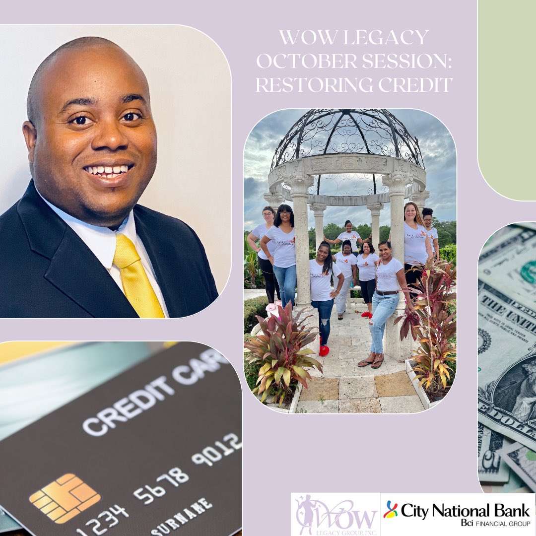 secilywilson's tweet photo. Last night, @WOWLegacyGroup held a session centered on restoring credit. Thank you to Ramon Pleas for another successful session!
Register for our Fall Into Fabulous event by visiting @WOWLegacyGroup #wowlegacygroup #fallintofabulous #citynationalbank #connectford #prosperous https://t.co/gCTuJLQYhP