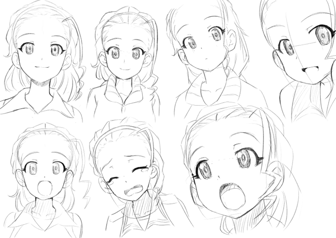 あけびちゃんを描き慣れたい 