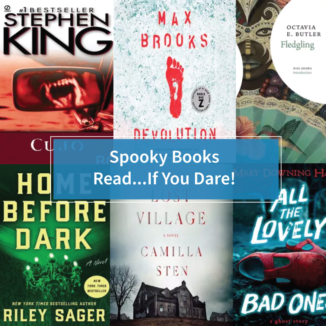 The West Hartford Public Library librarians have put together a list of spooky books - read...if you dare!
bit.ly/3vBlSpU