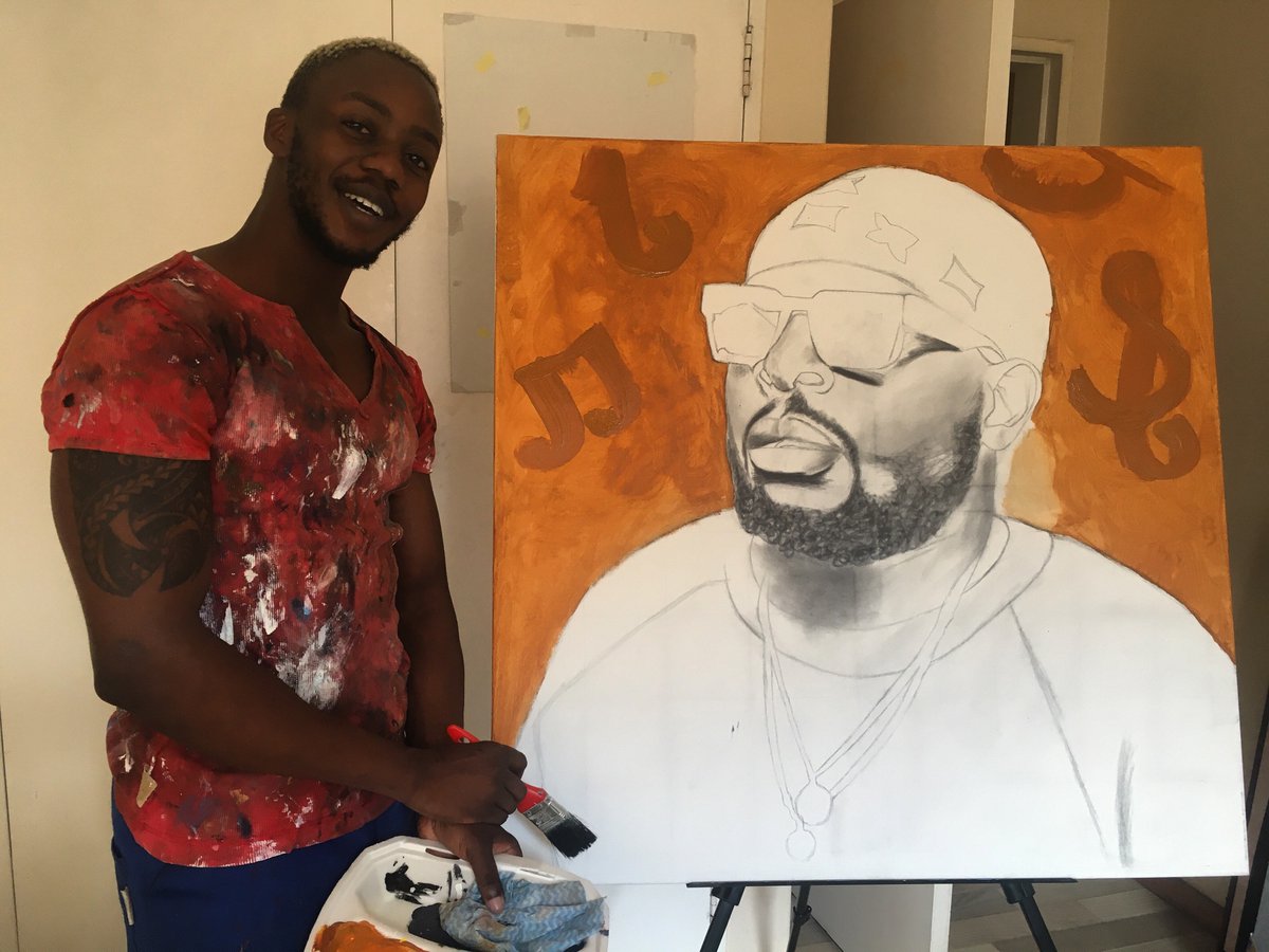artbykagiso_'s tweet photo. Oil and acrylic painting in progress. Ntja ya Piano, LAWDporry @Djmaphorisa

Madumane wa Star

#66challenge #lawdporry #madumane #positivevibes #musician #maphorisa #oilpaint #oiloncanvas #acrylicpainting #star #amazing #Amapiano #Kabza https://t.co/nQmKsqR58u