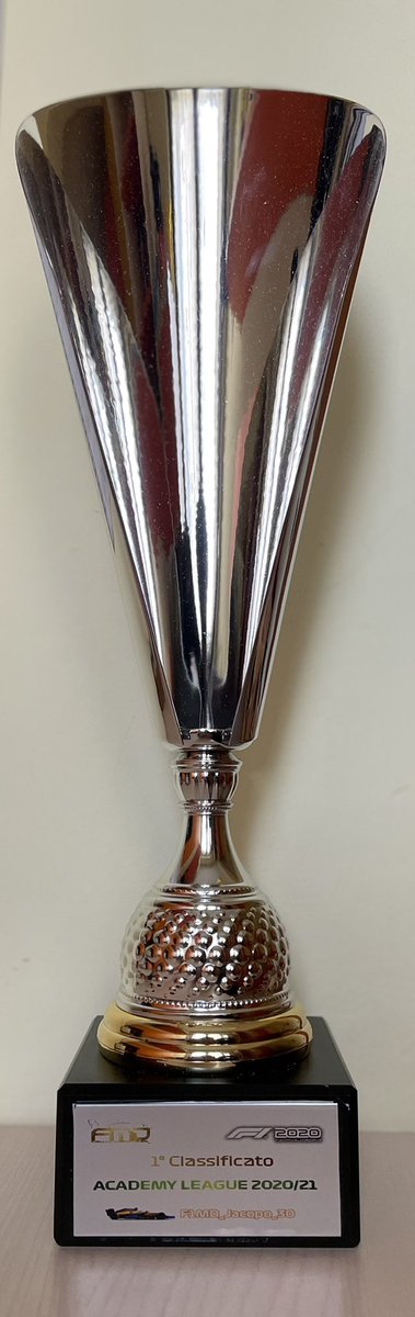 My first trophy for winning the championship <a href="/Official_FMD/">Formula Motorsport Drivers</a>’s Academy league 🥇🏆