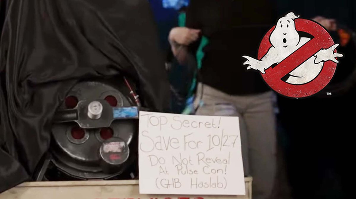 GBNewsdotcom's tweet photo. Hasbro just teased a full-sized replica Ghostbusters Proton Pack! - https://t.co/wSuMC5XY60 https://t.co/gBcCH8Tm5b