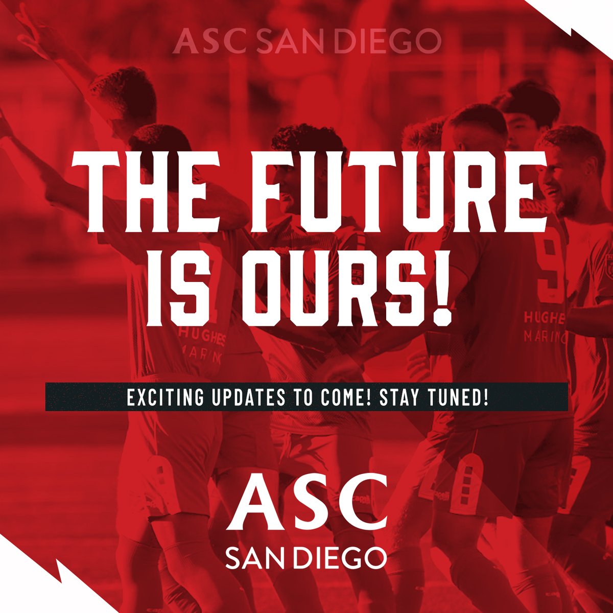 ascsandiego's tweet photo. We can't wait to share some exciting news!!! #TheFutureIsOurs #ASCSD 🔥 https://t.co/I0KfuBfE8u