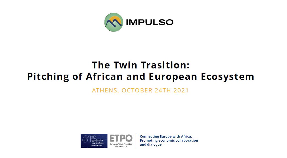 NorLarribaBlay's tweet photo. @AguasPontaPreta @ICEX_ We have had honor of presenting in Athens at "61st Annual Meeting of the #ETPO - Connecting Europe with Africa: promoting economic collaboration and dialogue" to #IMPULSO and the project @AguasPontaPreta of which we are specially proud.
Thanks @ICEX_ Ευχαριστώ #EnterpriseGreece https://t.co/zaoeHktQwo
