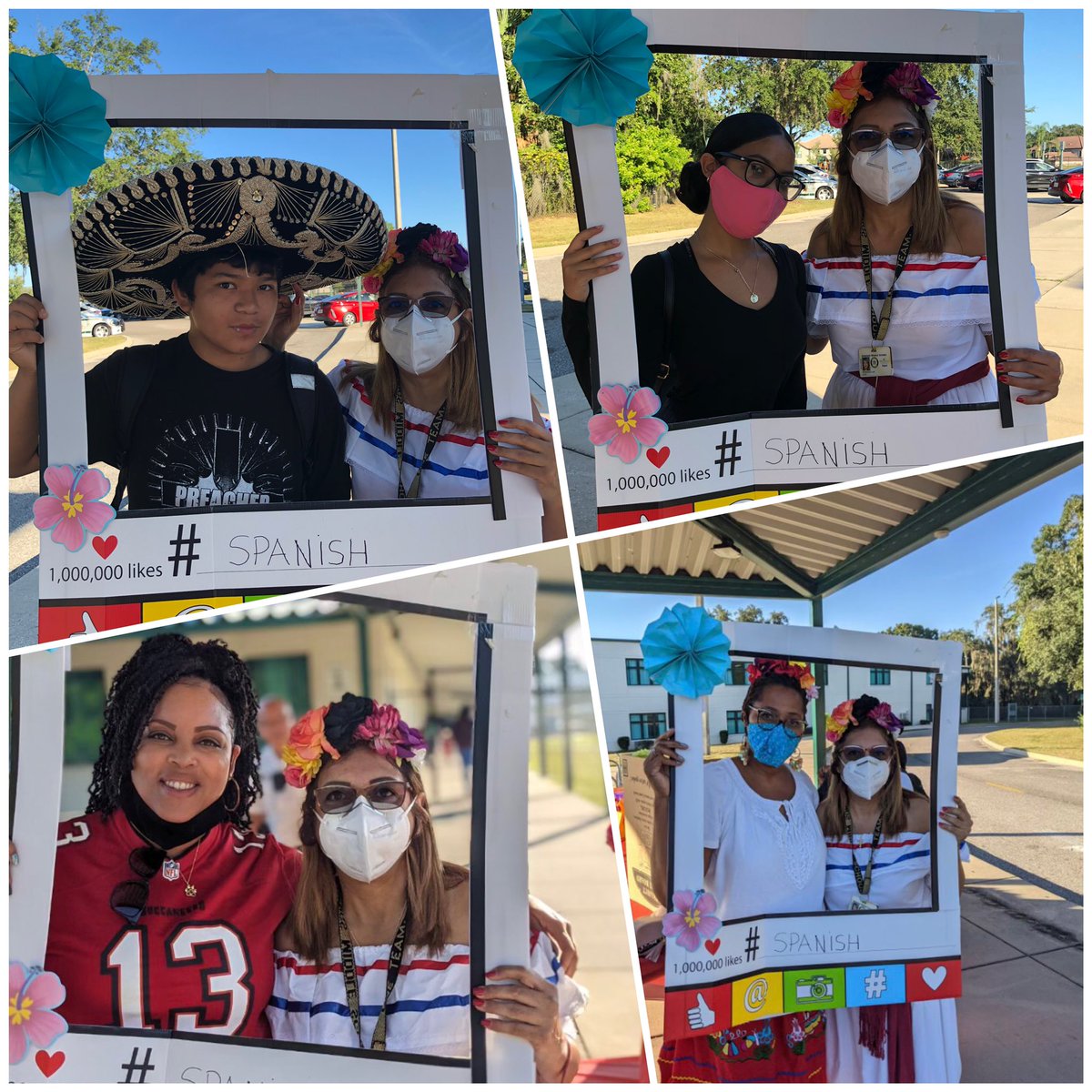 kavetta1908's tweet photo. Another PRIDEful Moment: Spanish Heritage Month &amp; #StartWithHelloWeek #spanish @HCPS_SEL @hcpsMS @TransformHCPS @HillsboroughSch https://t.co/IyQVqwrXeX
