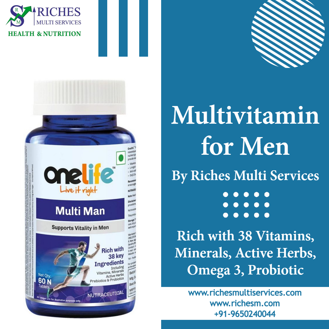 RichesMultiser's tweet photo. It's a perfect blend of nature and science, rich in 38 key ingredients including, vitamins, minerals, active herbs, omega 3 fats, antioxidants, pre &amp; probiotics. It is formulated for the active man in you and takes care of your daily nutrition requirement. Call: 9650240044 https://t.co/AKiasx9z88