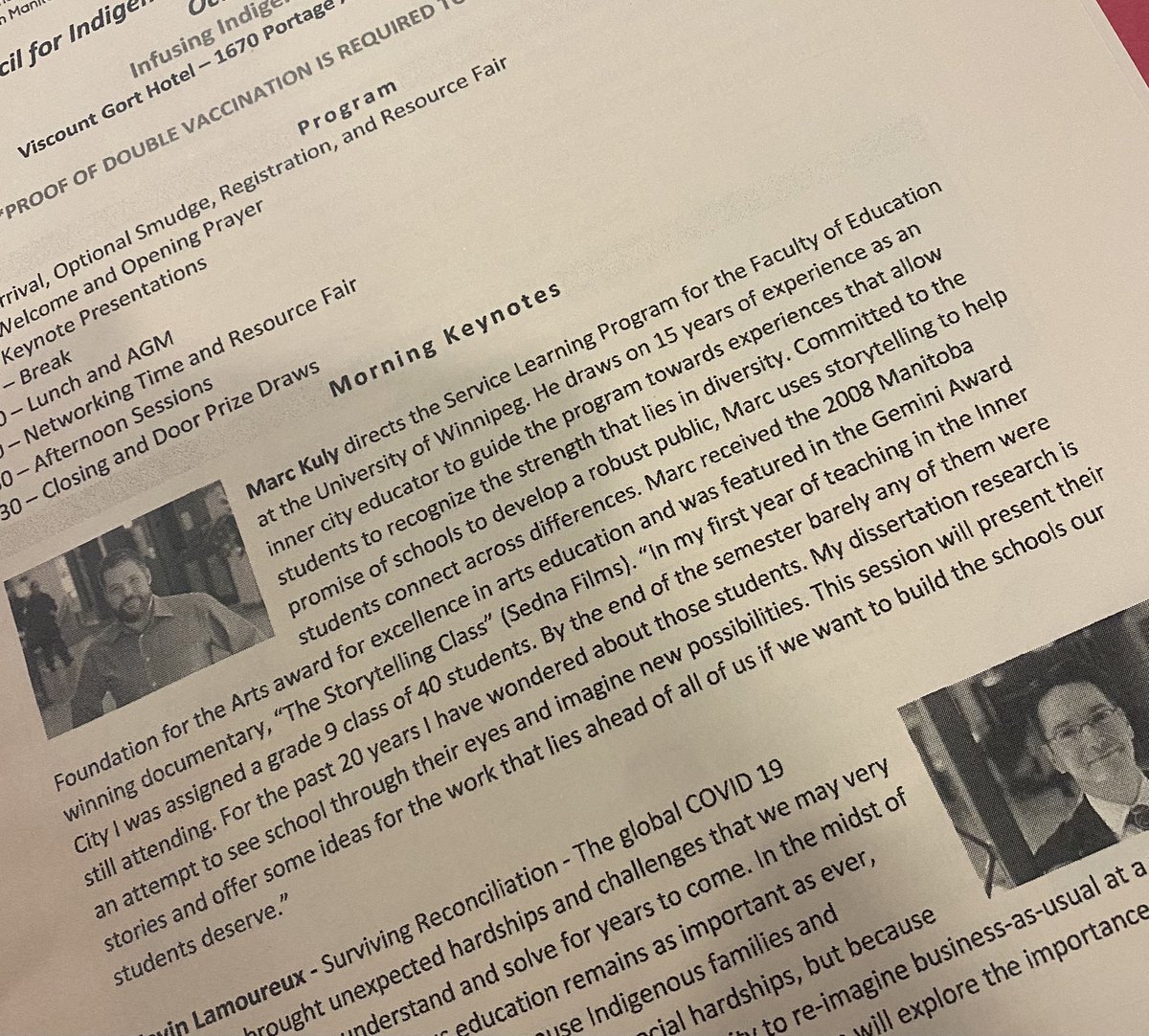 MsBirdECHO's tweet photo. Gitchi Miigwetch to DR @KulyMarc  for your keynote session on the importance of storytelling to help connect students across differences. It’s crucial we make time for conversations. @CouncilforIndig #MTSPDDAY https://t.co/R0sUS18Obk