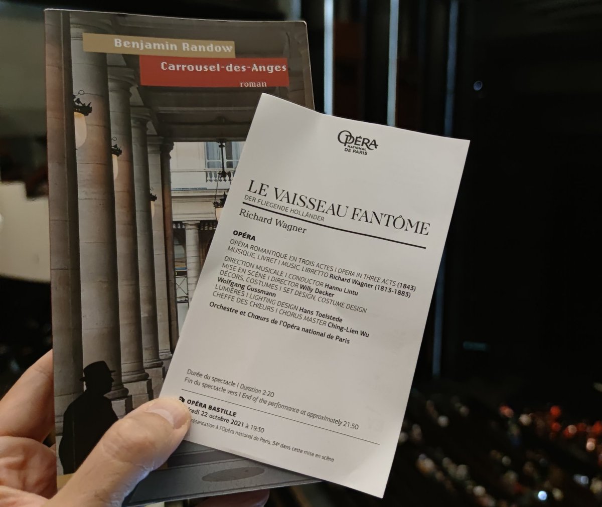 BenjaminRandow's tweet photo. #CarrouselDesAnges et Le Vaisseau Fantôme. #BenjaminRandow, le #Wagner du roman. https://t.co/iqN44sTrfy