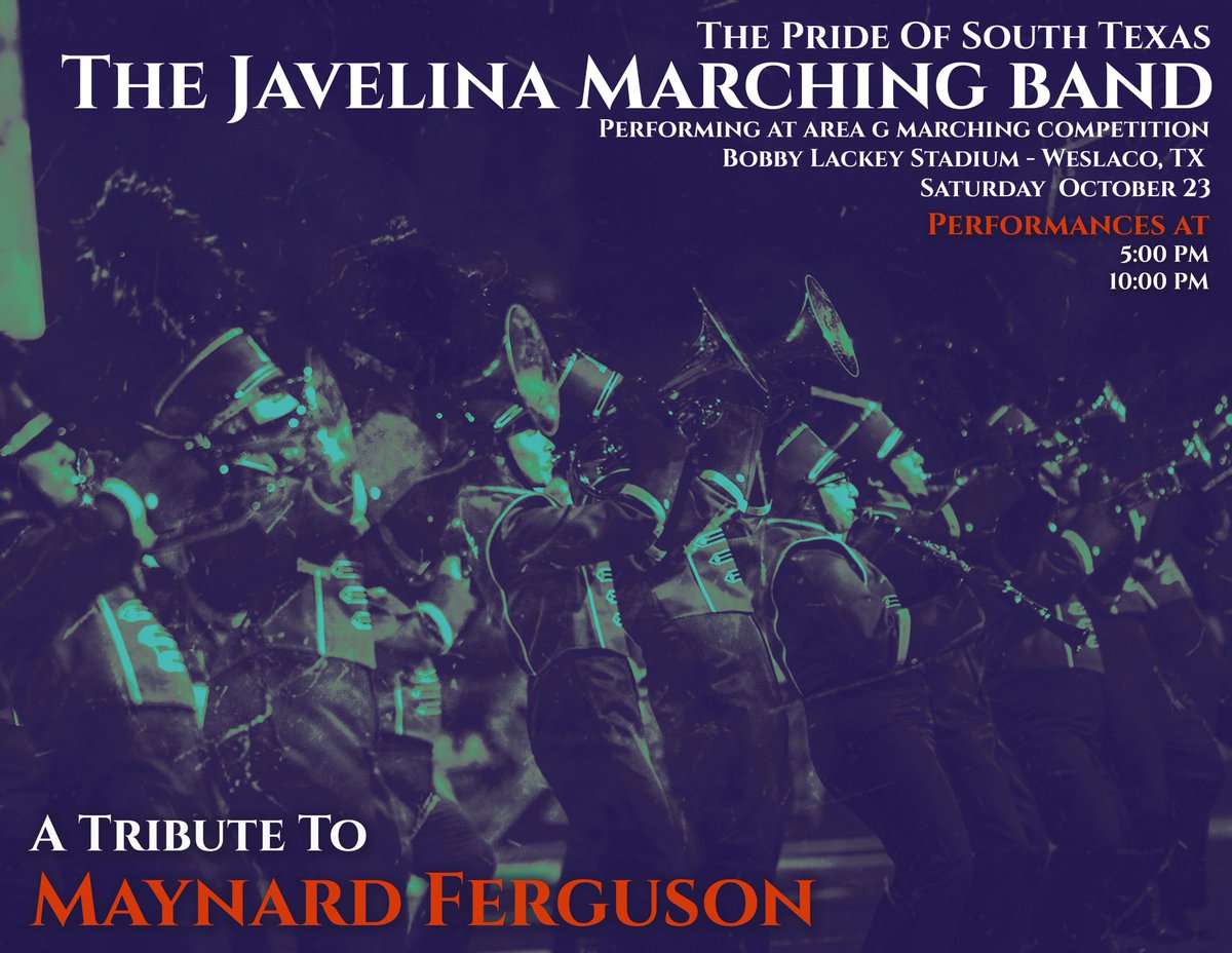 TamukJMB's tweet photo. JMB FANS! 

The JMB will be heading to Area G finals this Saturday! It’s been two years since we’ve been on tour and we are excited to perform for everyone once again! See you tomorrow 956! https://t.co/4PIOQogf4Z