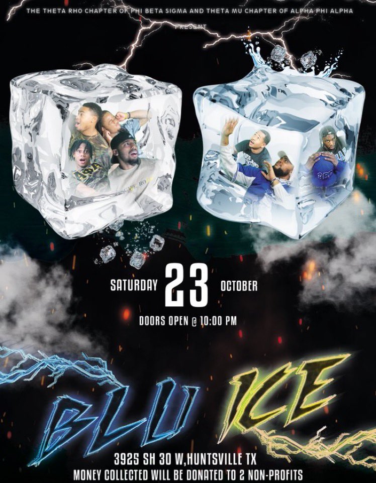 ThetaRho_Sigmas's tweet image. It just keeps getting better! 
#Shsuhomecoming2k21 x #Labproductionz 
Catch us @KCKHuntsville 
10.23.21 
🧪 Official Pregame🧪
@ThetaMuAlphas 🦍x @ThetaRho_Sigmas 🐺

#BluIce 🧊