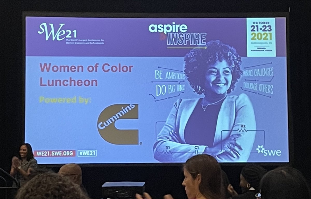 Feeling inspired and embracing my super power (living inclusively) with @TamikaCatchin18  at #We21 #Womenofcolorluncheon