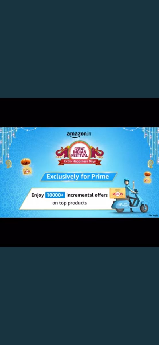 tabrej00786's tweet photo. @amazonIN Done
#ExclusivelyForPrime #AmazonGreatIndianFestival @amazonIN https://t.co/pJr2V82P68