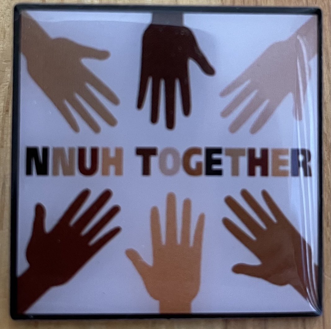 NNUHPaedsAHPs's tweet photo. October is Black history month. We are wearing these badges to support equality for all through the NNUH together network. We aim to stimulate conversations, improve the understanding of issues BAME colleagues face daily and remove them. #BlackHistoryMonth #NNUHTogether https://t.co/cb1pZqyAmB