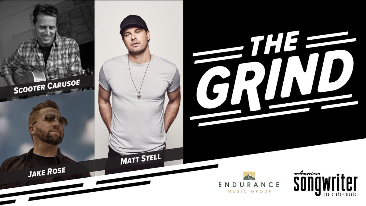 AmerSongwriter's tweet photo. On Monday 10/25, music publisher @endurance_music songwriters Scooter Carusoe, @JakeRoseMusic and Arista Nashville/RECORDS recording artist @MattStellMusic will be live on @Twitch at 10:30 AM CST to answer your questions and share some music. Tune in here: https://t.co/XWRU9LL31b https://t.co/ygk5rYs1jt