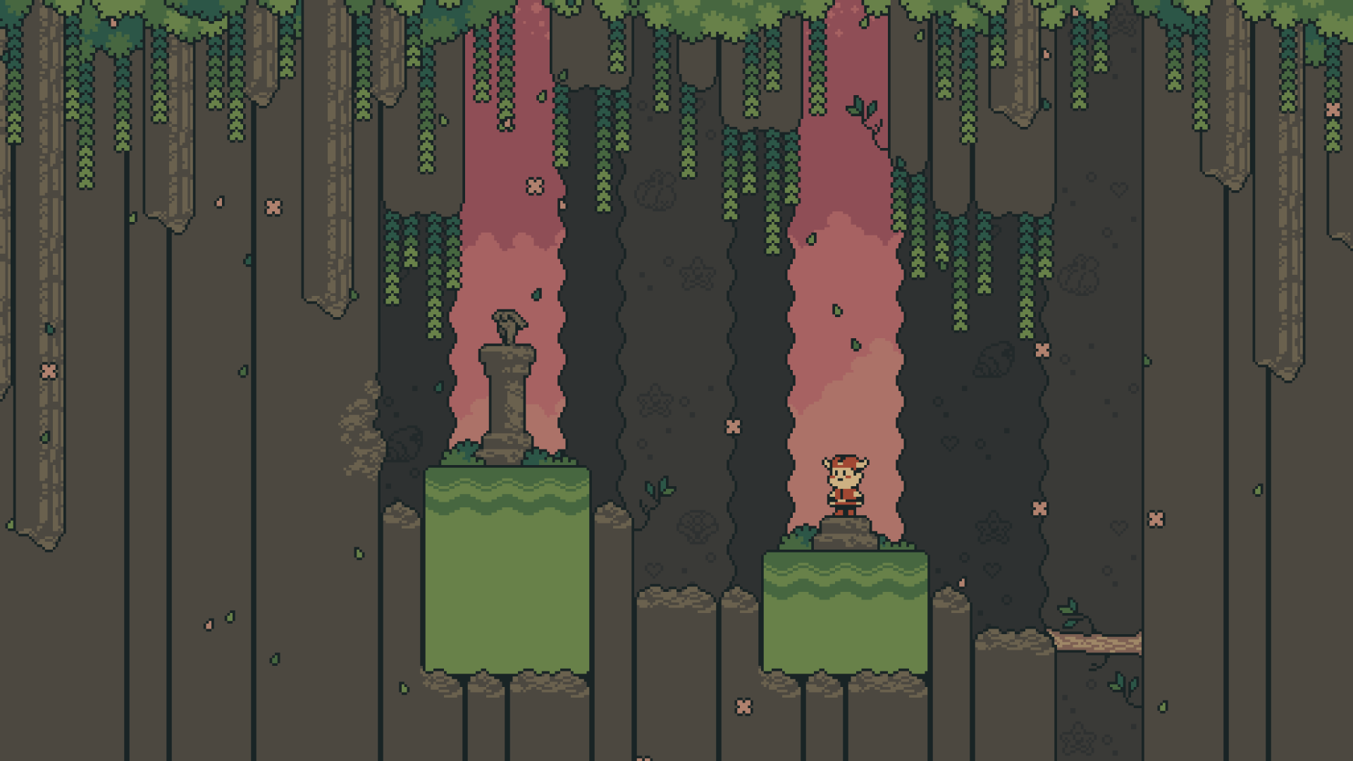 Daniel Mullins på Twitter: ”Another friend, @grapplebug defined a color  palette for Inscryption that I would use right up to the end. Take a look  at a screenshot of his beautiful game @