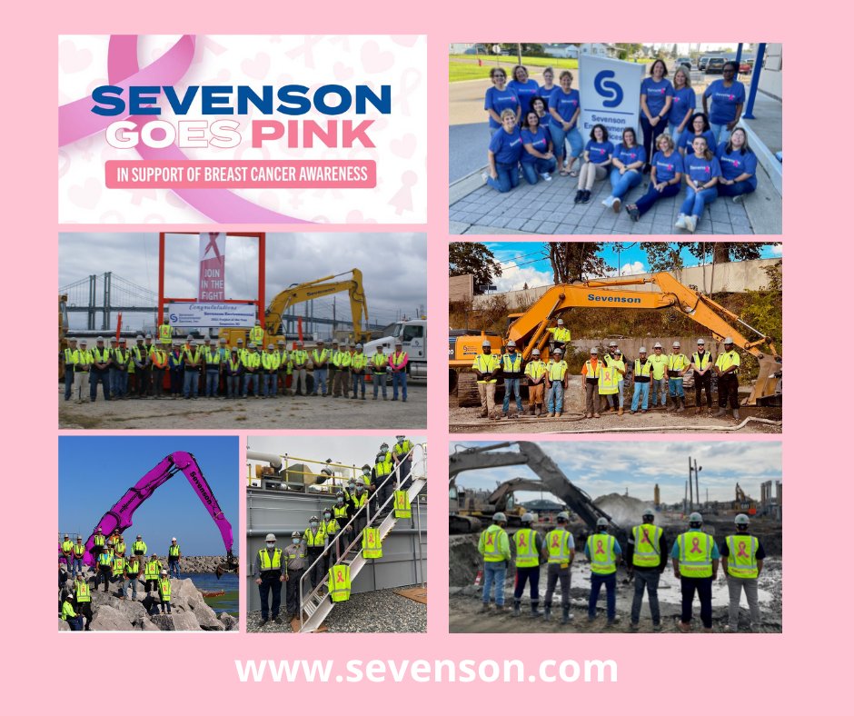Sevenson employees joined together this month to #PutOnPink in support of raising awareness about the impact of breast cancer! #nationalbreastcancerawarenessmonth