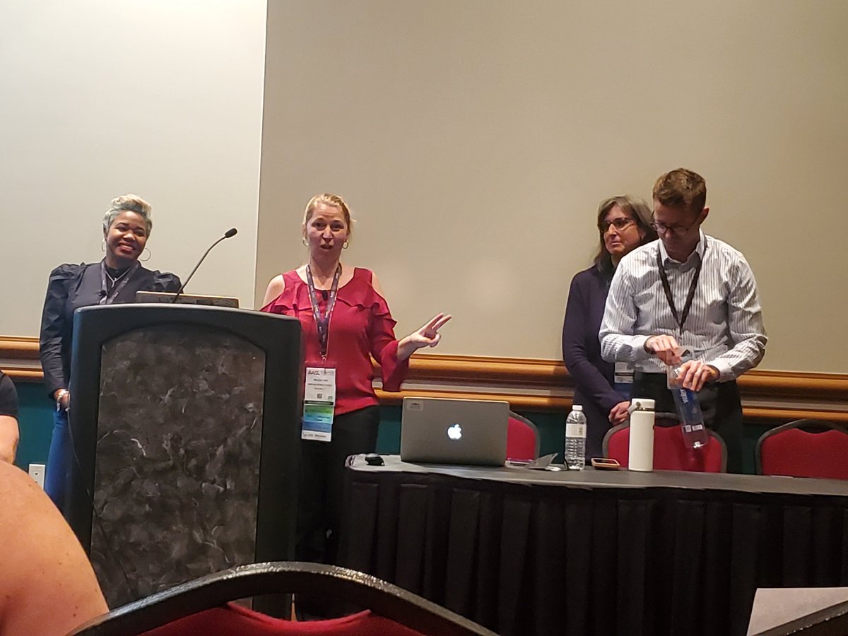 This crew was amazing!!!! @erikaslong @MsThomBookitis  @CaptainLibrary  @lesliepreddy thank you so much for opening up your libraries to us. I have lots of ideas to try and implement. #CultureOfReading #AASL21  #TCSLearns